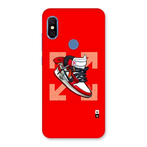 Trendy Air Shoes Back Case for Redmi Note 6 Pro