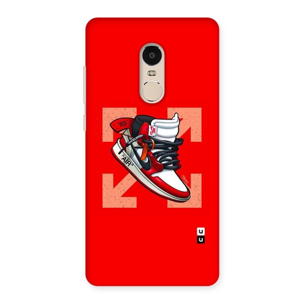 Trendy Air Shoes Back Case for Xiaomi Redmi Note 4