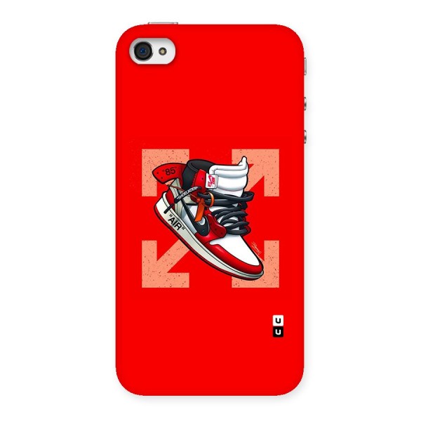 Trendy Air Shoes Back Case for iPhone 4 4s