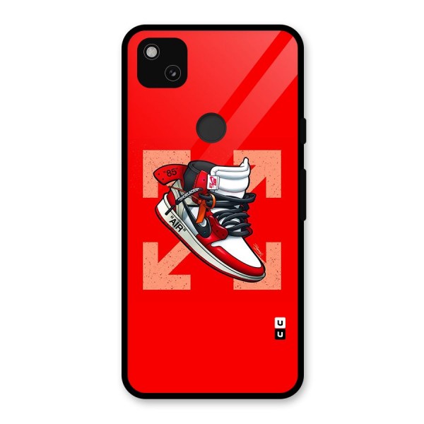 Trendy Air Shoes Glass Back Case for Google Pixel 4a