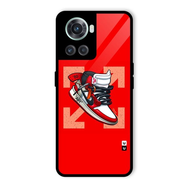 Trendy Air Shoes Glass Back Case for OnePlus 10R
