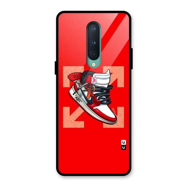 Trendy Air Shoes Glass Back Case for OnePlus 8