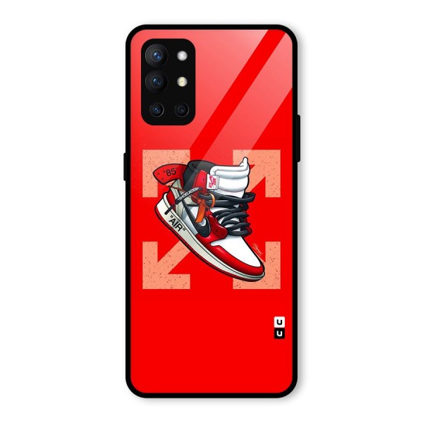 Trendy Air Shoes Glass Back Case for OnePlus 9R