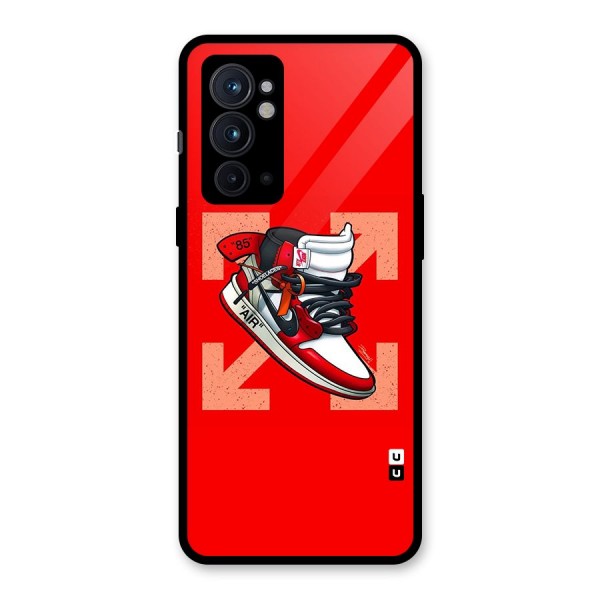 Trendy Air Shoes Glass Back Case for OnePlus 9RT 5G