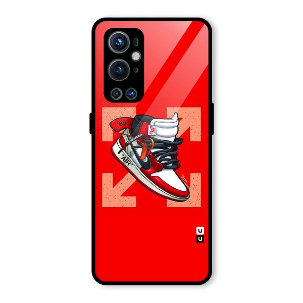 Trendy Air Shoes Glass Back Case for OnePlus 9 Pro