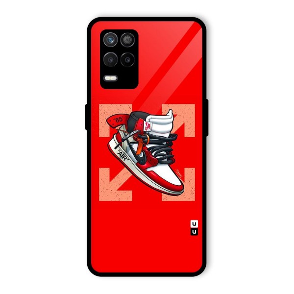 Trendy Air Shoes Glass Back Case for Realme 9 5G