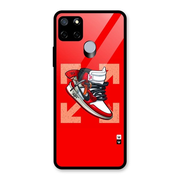 Trendy Air Shoes Glass Back Case for Realme C12