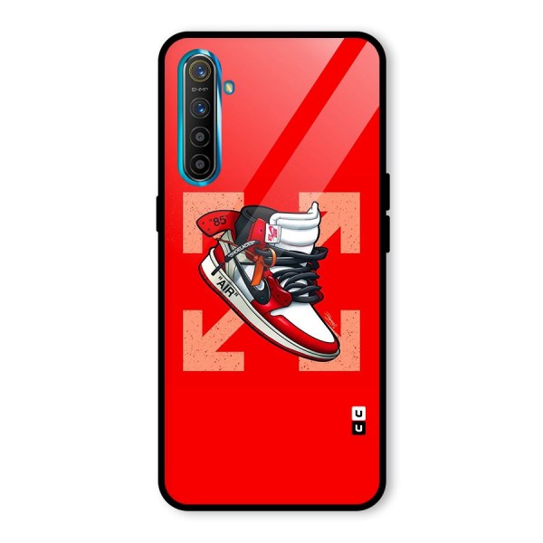 Trendy Air Shoes Glass Back Case for Realme XT