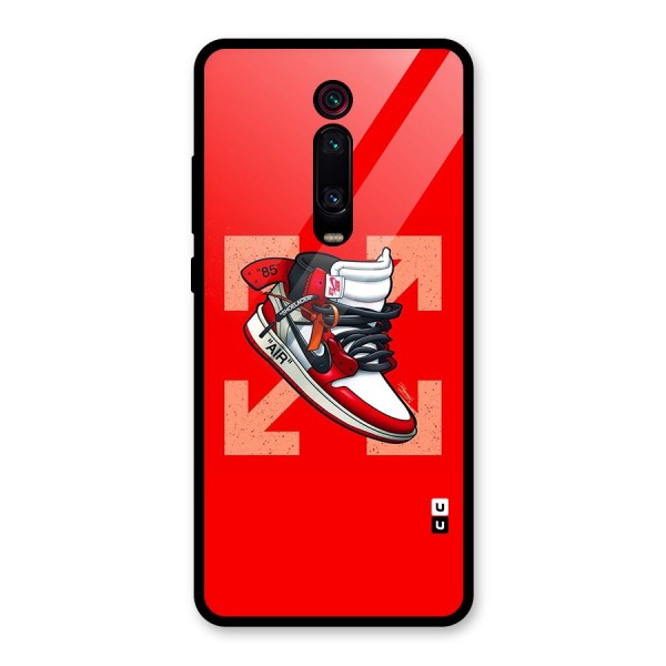 Trendy Air Shoes Glass Back Case for Redmi K20 Pro