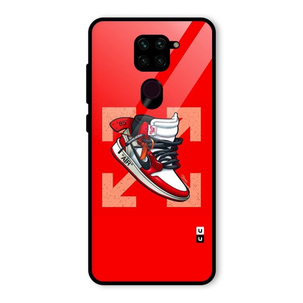 Trendy Air Shoes Glass Back Case for Redmi Note 9