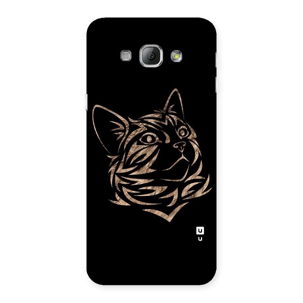 Tribal Cat Back Case for Galaxy A8