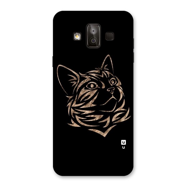 Tribal Cat Back Case for Galaxy J7 Duo