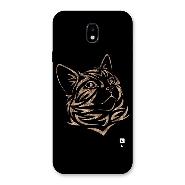 Tribal Cat Back Case for Galaxy J7 Pro