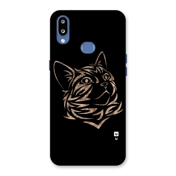 Tribal Cat Back Case for Galaxy M01s