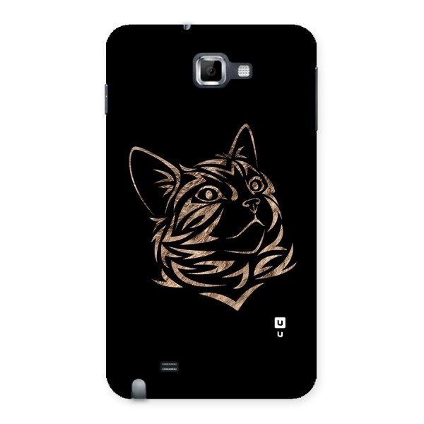 Tribal Cat Back Case for Galaxy Note