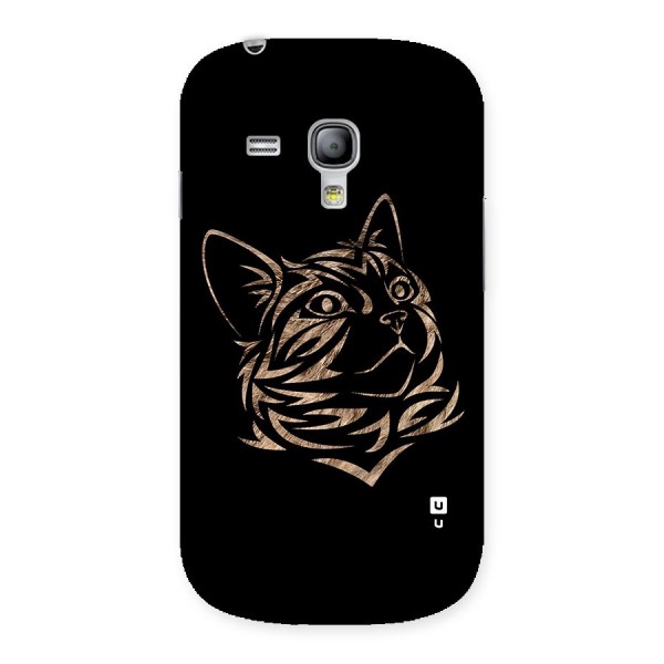 Tribal Cat Back Case for Galaxy S3 Mini