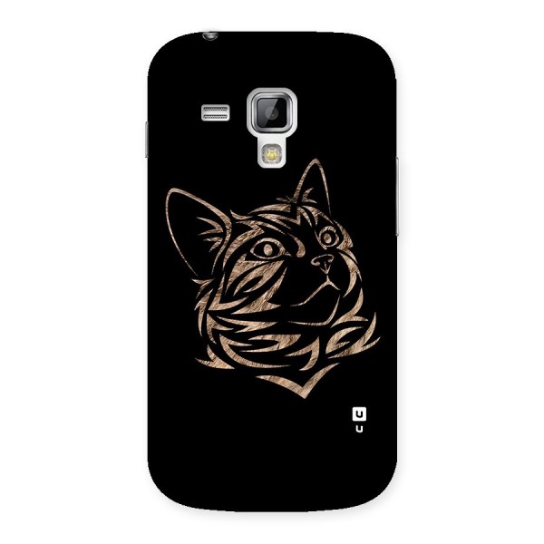 Tribal Cat Back Case for Galaxy S Duos