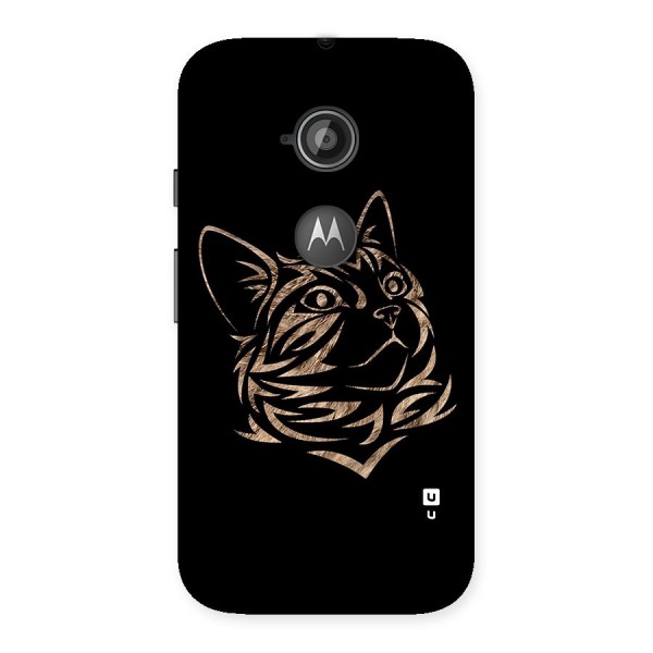 Tribal Cat Back Case for Moto E 2nd Gen