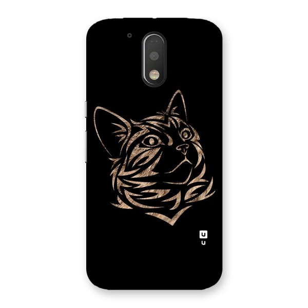 Tribal Cat Back Case for Motorola Moto G4