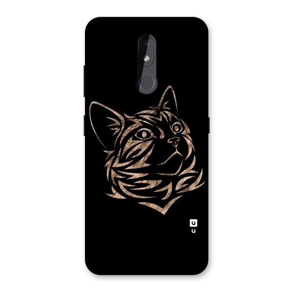 Tribal Cat Back Case for Nokia 3.2