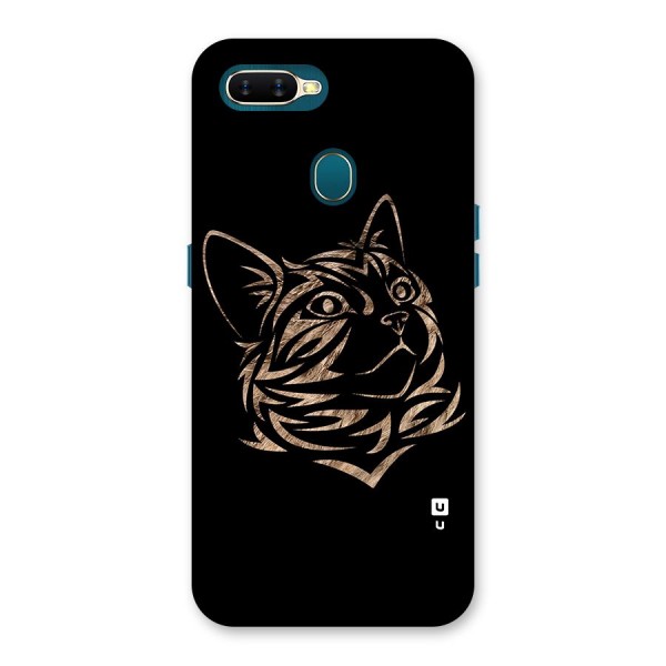 Tribal Cat Back Case for Oppo A11k