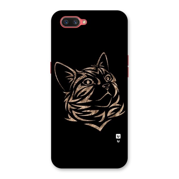 Tribal Cat Back Case for Oppo A3s