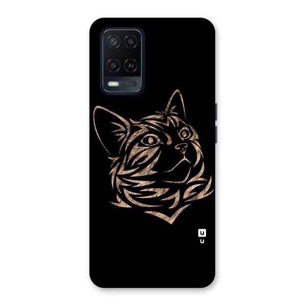 Tribal Cat Back Case for Oppo A54