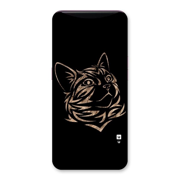 Tribal Cat Back Case for Oppo Find X