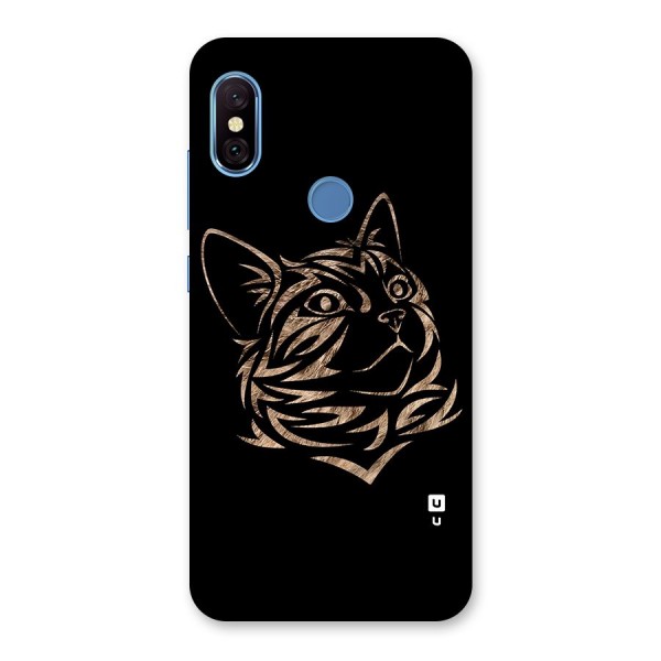 Tribal Cat Back Case for Redmi Note 6 Pro