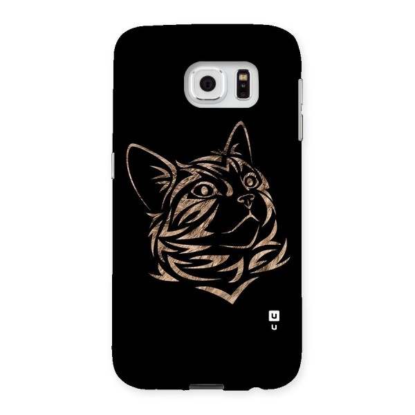 Tribal Cat Back Case for Samsung Galaxy S6