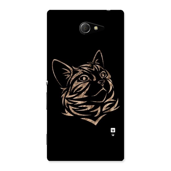 Tribal Cat Back Case for Sony Xperia M2