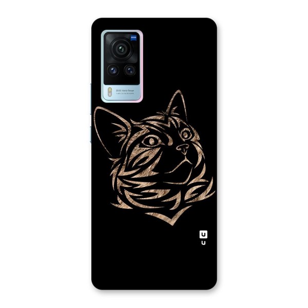 Tribal Cat Glass Back Case for Vivo X60 Pro