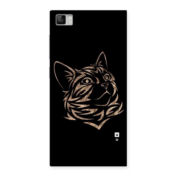 Tribal Cat Back Case for Xiaomi Mi3