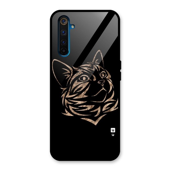 Tribal Cat Glass Back Case for Realme 6 Pro