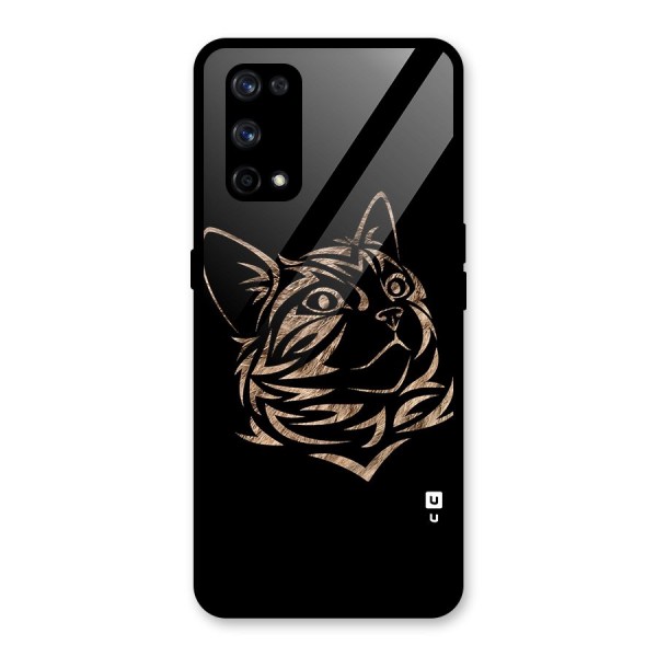 Tribal Cat Glass Back Case for Realme X7 Pro