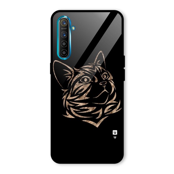 Tribal Cat Glass Back Case for Realme XT