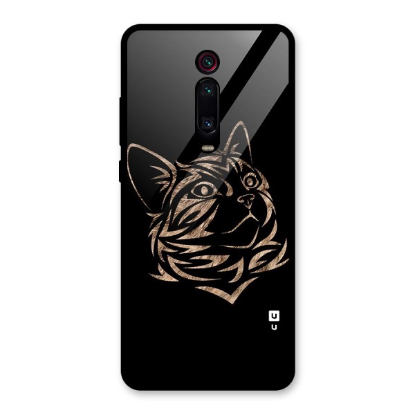 Tribal Cat Glass Back Case for Redmi K20 Pro