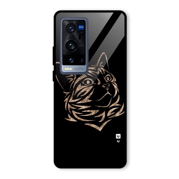 Tribal Cat Glass Back Case for Vivo X60 Pro Plus