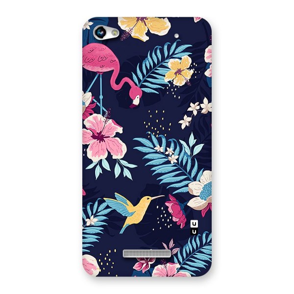 Tropical Flamingo Pattern Back Case for Canvas Hue 2 A316