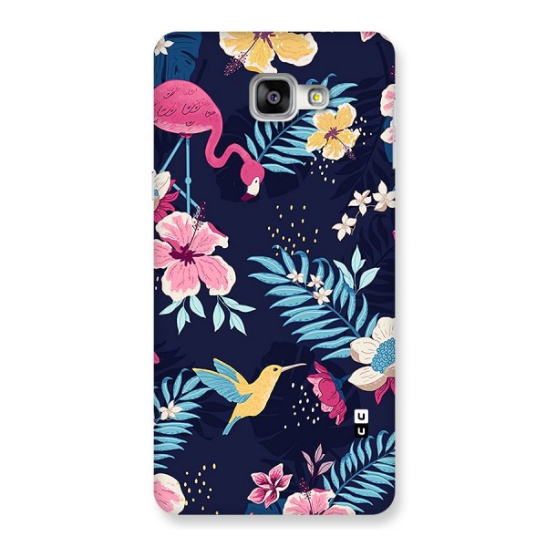 Tropical Flamingo Pattern Back Case for Galaxy A9