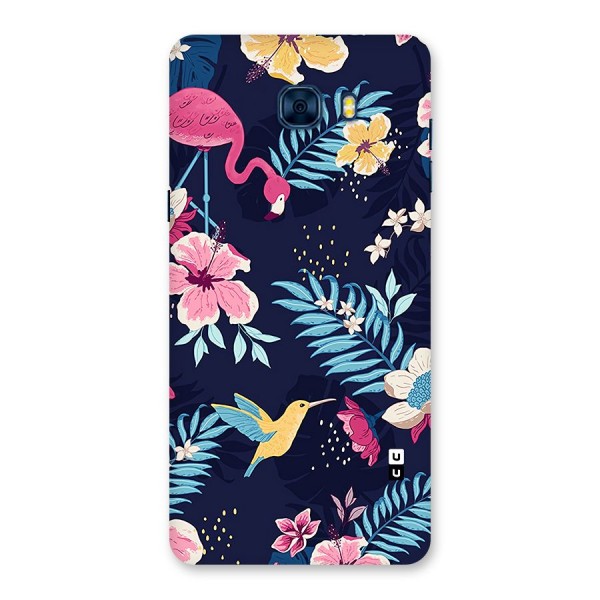 Tropical Flamingo Pattern Back Case for Galaxy C7 Pro