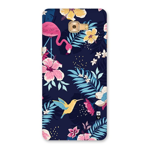 Tropical Flamingo Pattern Back Case for Galaxy C9 Pro