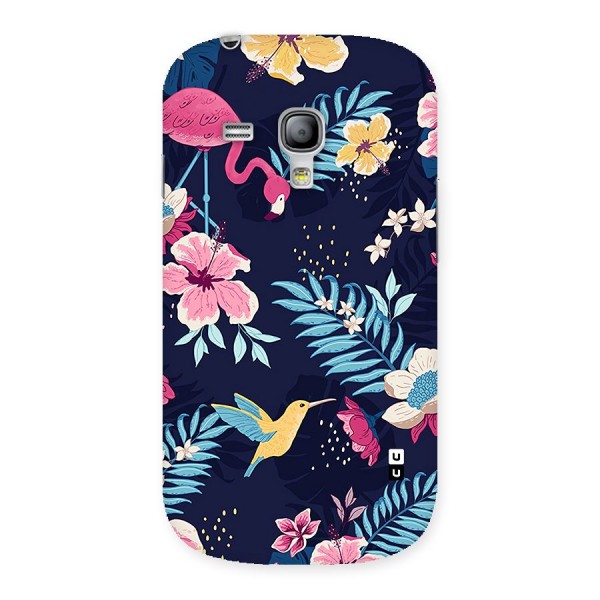 Tropical Flamingo Pattern Back Case for Galaxy S3 Mini