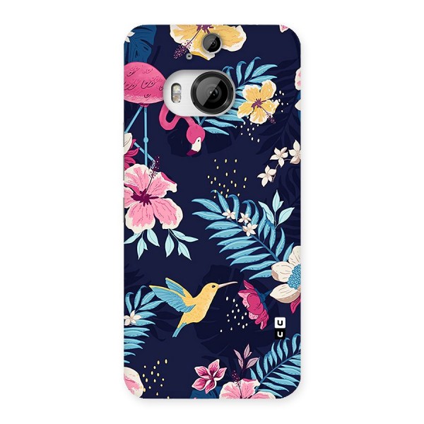 Tropical Flamingo Pattern Back Case for HTC One M9 Plus