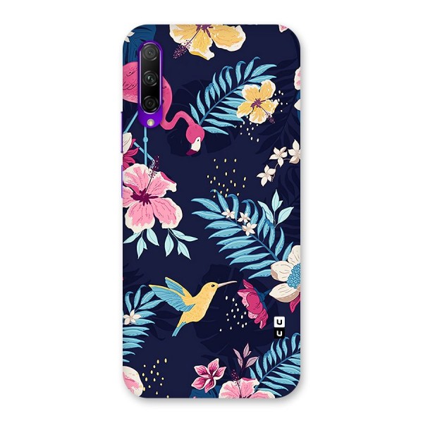 Tropical Flamingo Pattern Back Case for Honor 9X Pro