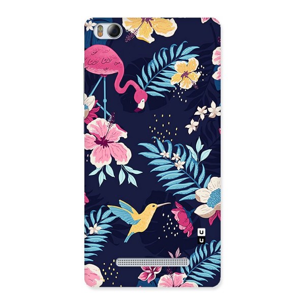 Tropical Flamingo Pattern Back Case for Mi4i