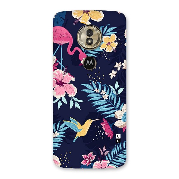 Tropical Flamingo Pattern Back Case for Moto G6 Play