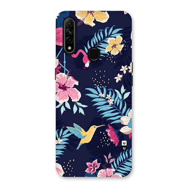 Tropical Flamingo Pattern Back Case for Oppo A31