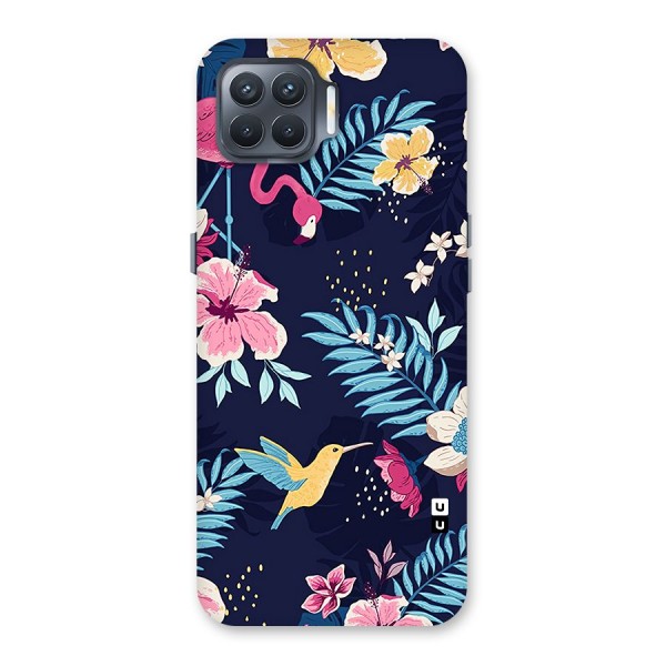 Tropical Flamingo Pattern Back Case for Oppo F17 Pro