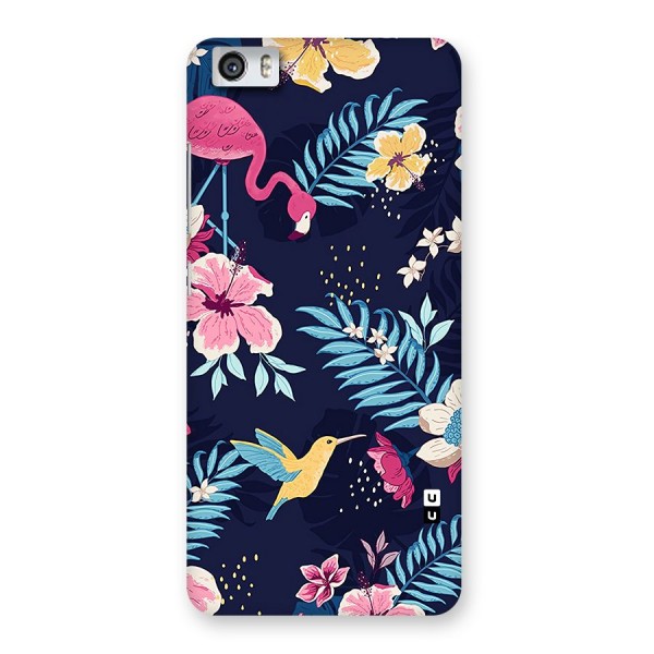 Tropical Flamingo Pattern Back Case for Redmi Mi 5